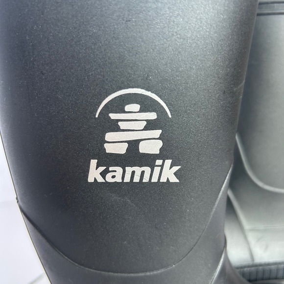 Kamik Kids Black Rain Boots Size‎ 11 Waterproof Durable All Weather - Picture 4 of 6